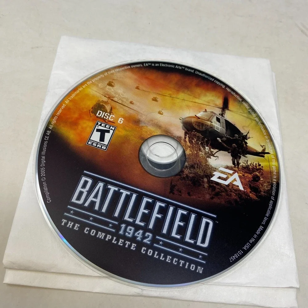 Battlefield 1942 The Complete Collection (PC, 8-Disc EA‎ Release, 2004–2007)
